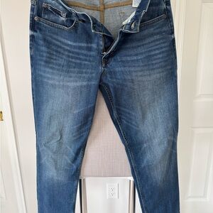 Banana Republic Luxe Traveler Slim Fit Blue Jeans